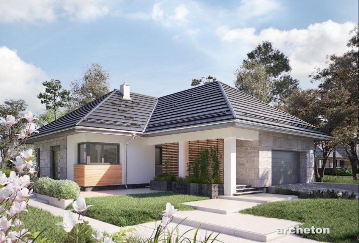 Аврелий Бона – проект дома из газобетона до 200 кв с гаражом